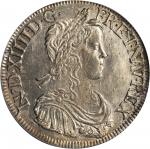 FRANCE. Ecu, 1652 T. Nantes Mint. Louis XIV (1643-1715). PCGS MS-63+ Secure Holder.