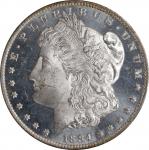 1884-O Morgan Silver Dollar. MS-63 DMPL (PCGS). OGH--First Generation.