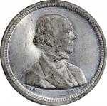 1868 Horatio Seymour Political Medalet. DeWitt-HS 1868-11. White Metal. Plain Edge. 18 mm. Mint Stat