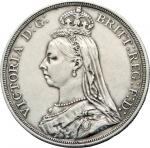 Great Britain. VF/EF. Crown. Silver. Victoria Jubilee Head Silver Crown