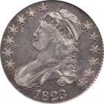 1823 Capped Bust Half Dollar. O-107. Rarity-3. Die State 107.3. EF-40 (ICG).