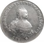 RUSSIA. Ruble, 1741-CNB. St. Petersburg Mint. Elizabeth. NGC EF-45.