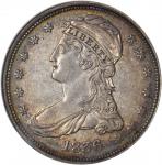 1836 Capped Bust Half Dollar. Reeded Edge. 50 CENTS. GR-1, the only known dies. Rarity-2. AU-53 (NGC