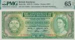 British Honduras; "Government of British Hondurus", 1970-73, $1, P.#28c, sn. G/6 733841, UNC.(1) PMG