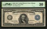 Fr. 1132-G. 1918 $500 Federal Reserve Note. Chicago. PMG Very Fine 30.
