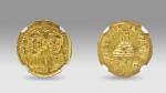 拜占庭君士坦丁二世与四世像金币