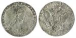 Russia. Catherine II, the Great (1762-1796). Ruble, 1780 C??-??. Crowned and mantled bust right, rev