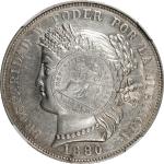 GUATEMALA. Guatemala - Peru. Peso, 1894. NGC AU-55.
