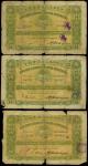 The HongKong and Shanghai Banking Corporation, group of 3x $10 notes, 1913, 1916 and 1919, Shanghai,
