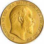 GREAT BRITAIN. 2 Pounds, 1902. London Mint. PCGS MATTE PROOF-64 Gold Shield.