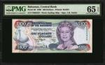 BAHAMAS. Central Bank. 100 Dollars, 1996. P-62. PMG Gem Uncirculated 65 EPQ.