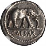 JULIUS CAESAR. AR Denarius (4.14 gms), Military Mint in Italy, ca. 49-48 B.C.