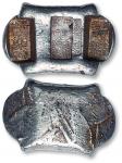 周宝铨号柒月纹银，公估童看讫牌坊锭一枚，重量约166.22克，保存完好。
