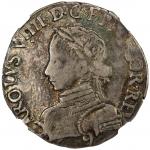 World Coins - Europe. FRANCE: Charles IX, 1560-1574, AR demi-teston, 1568, Duplessy-1072var, Rennes 