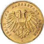 GERMANY. Lubeck. 10 Mark, 1904-A. Berlin Mint. PCGS AU-58 Secure Holder.