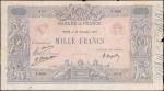 1925年法兰西银行1000法郎。FRANCE. Banque de France. 1000 Francs, 1925. P-67j. Fine.