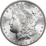 1890-S Morgan Silver Dollar. MS-65 (PCGS).