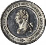 1876 Jersey City Sunday Schools Medal. Third Obverse. White Metal. 29 mm. Musante GW-860, Baker-373C