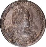 RUSSIA. Ruble, 1733. Kadashevsky (Moscow) Mint. Anna. NGC MS-62.