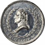 1876 Jersey City Sunday Schools Medal. Second Obverse. White Metal. 29 mm. Musante GW-859, Baker-374
