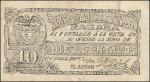 COLOMBIA. Banco de Barranquilla. 10 Centavos, 1900. P-S241. Very Fine.