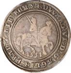 GREAT BRITAIN. 1/2 Crown, 1551. London Mint; mm: У. Edward VI. PCGS VF-30.