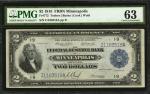 Fr. 772. 1918 $2 Federal Reserve Bank Note. Minneapolis. PMG Choice Uncirculated 63.