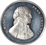 1797 (ca. 1879) Sansom Medal. Large Format. GW-60A, Baker-73B. White Metal. MS-62 (PCGS).