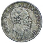 Savoy Coins;Vittorio Emanuele II 20 Centesimi 1863 T - Nomisma 934 AG Graffietti al R/ - qFDC/FDC;10