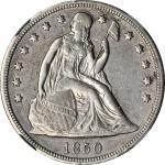 1850-O Liberty Seated Silver Dollar. AU Details--Rim Filing (NGC).