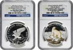 CANADA. Duo of 20 Dollars (2 Pieces), 2013 & 2014. Both NGC Certified.
