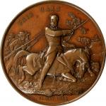 1862 (1860-1879) General Naglee, Battle of Fair Oaks Medal. By Louis Merley. Bronze. Extremely Fine.