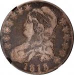 1815/2 Capped Bust Half Dollar. O-101. Rarity-1. Fine Details--Reverse Graffiti (NGC).
