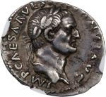 VESPASIAN, A.D. 69-79. AR Denarius (3.42 gms), Rome Mint, A.D. 69-70. NGC EF, Strike: 4/5 Surface: 3