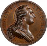 1783 Treaty of Versailles Medal. Betts-612. Bronze, 42 mm. MS-63 BN (PCGS).