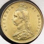GREAT BRITAIN Victoria ヴィクトリア(1837~1901) 1/2Sovereign 1887 AU