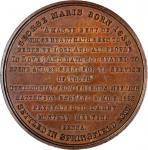 1883 Maris Family Bicentennial Medal. Julian CM-27. Bronze. MS-63 (PCGS).