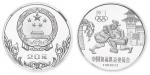 1980年中国奥林匹克委员会纪念银币15克古代角力 NGC PF 69