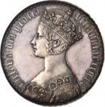 GREAT BRITAIN. Gothic Crown, 1847. NGC PROOF-63.
