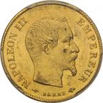 France. 1859. Gold. PCGS MS64. UNC. 10Franc. Napoleon III Gold 10 Francs