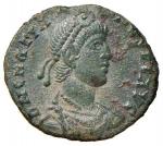 Roman coins Empire Graziano (367-383) AE - Busto diademato a d. - R/ La Vittoria andante a s. - AE (