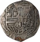 BOLIVIA. Cob 8 Reales, ND (1598-1621)-PB. Potosi Mint. Philip III. PCGS Genuine--Mount Removed, VF D