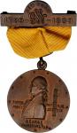 1889 Washington Inaugural Centennial, Committee of the Celebration Badge. By Augustus Saint-Gaudens 