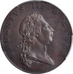 BERMUDA. Bronzed Copper Penny, 1793. London Mint. George III. PCGS PROOF-64 Gold Shield.
