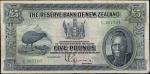 NEW ZEALAND. The Reserve Bank of New Zealand. 5 Pounds, 1934. P-156. Fine.
