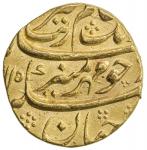 MUGHAL: Aurangzeb, 1658-1707, AV mohur (10.99g), Bijapur, AH1115 year 47, KM-315.15, with mint epith