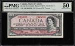 CANADA. Bank of Canada. 1000 Dollars, 1954. BC-36. PMG About Uncirculated 50.