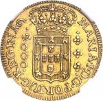 BRÉSILMarie Ière (1786-1799). 4000 réis (moeda) 1801/1791, Bahia.