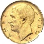 ALBANIEAhmed Zogu, président (1925-1928). 100 franga (2 étoiles) 1926, R, Rome.