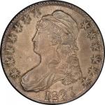 1827 Capped Bust Half Dollar. Overton-147. Rarity-4. Curl Base 2. Mint State-64 (PCGS).